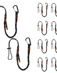Tool Tether - Spring Locking Aluminum Carabiner & Adjustable Loop End - Tool Safety Lanyard