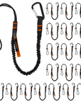 Tool Tether - Spring Locking Aluminum Carabiner & Adjustable Loop End - Tool Safety Lanyard