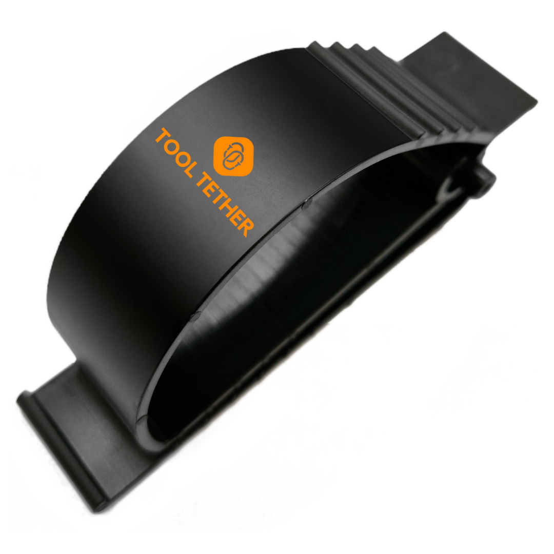 Tool Tether Hard Hat Holder Belt Clip - Black