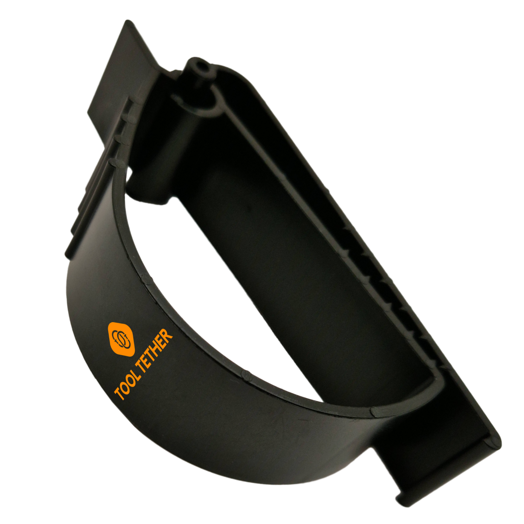 Tool Tether Hard Hat Holder Belt Clip - Black