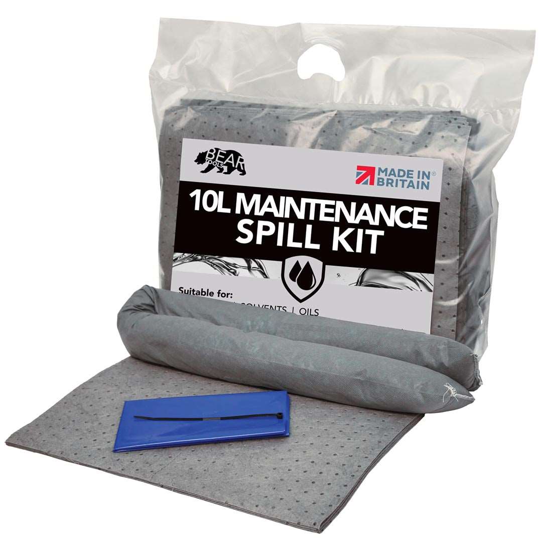 BearTOOLS 10L Spill Kits - GearbyBear Spill Control# product_vendor# GearbyBear - tool lanyards, tool tethering, workplace safety, spill kits