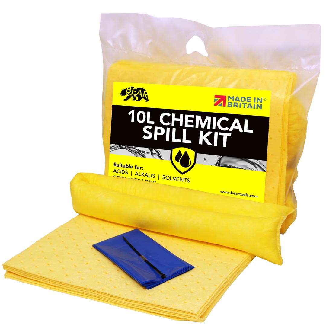 BearTOOLS 10L Spill Kits - GearbyBear Spill Control# product_vendor# GearbyBear - tool lanyards, tool tethering, workplace safety, spill kits