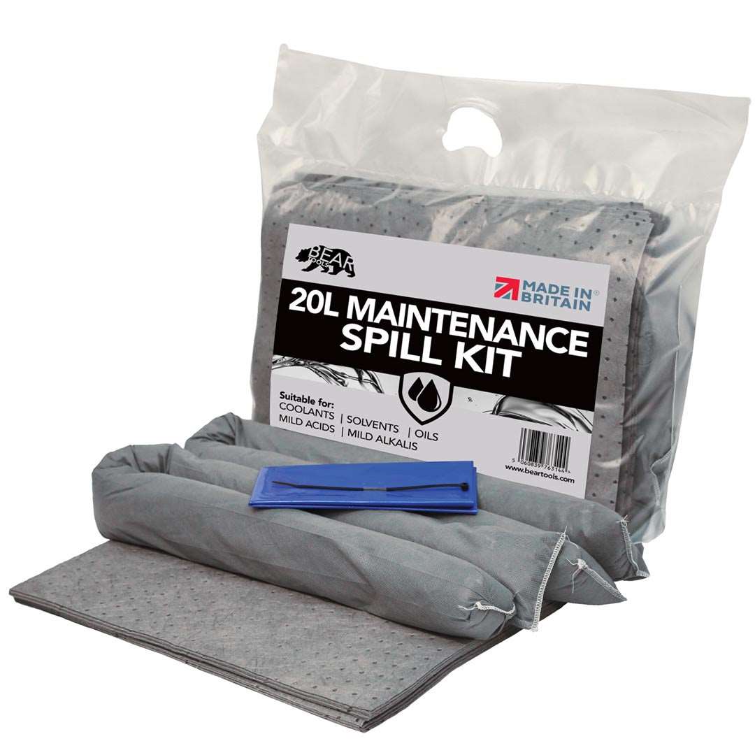 BearTOOLS 20L Spill Kits - GearbyBear Spill Control# product_vendor# GearbyBear - tool lanyards, tool tethering, workplace safety, spill kits