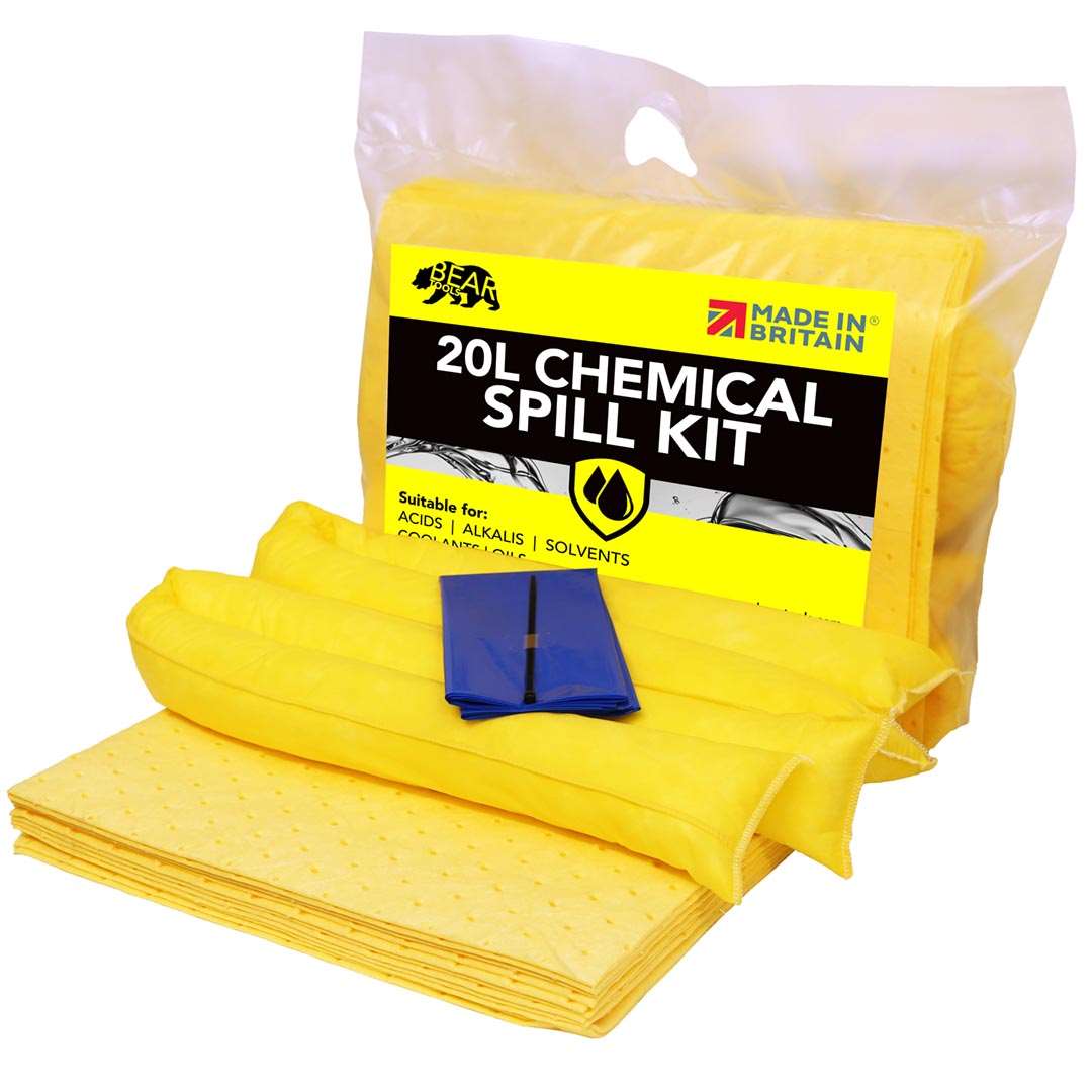 BearTOOLS 20L Spill Kits - GearbyBear Spill Control# product_vendor# GearbyBear - tool lanyards, tool tethering, workplace safety, spill kits