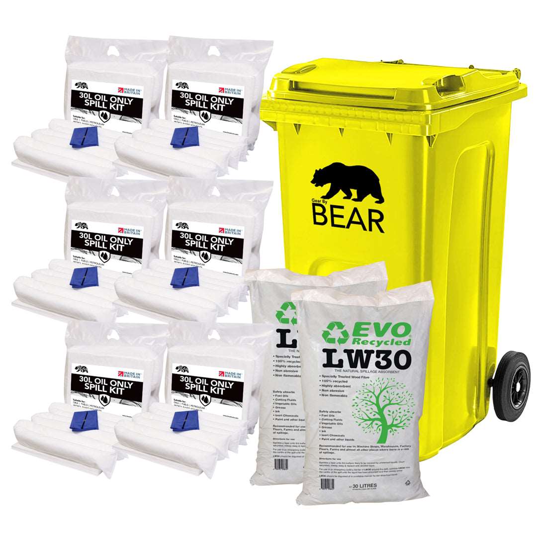 BearTOOLS 240L Spill Kits - GearbyBear Spill Control# product_vendor# GearbyBear - tool lanyards, tool tethering, workplace safety, spill kits