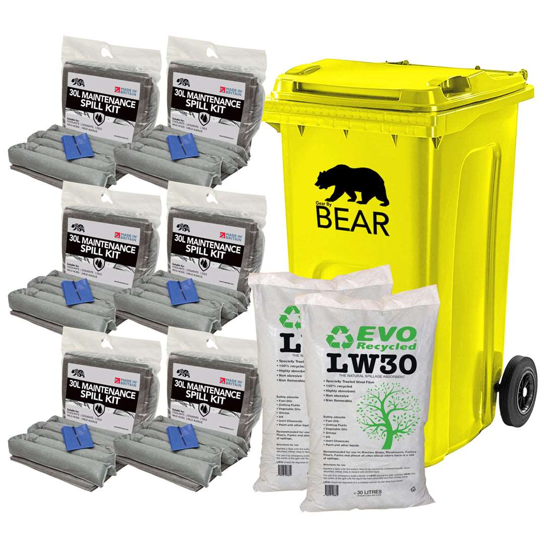 BearTOOLS 240L Spill Kits - GearbyBear Spill Control# product_vendor# GearbyBear - tool lanyards, tool tethering, workplace safety, spill kits
