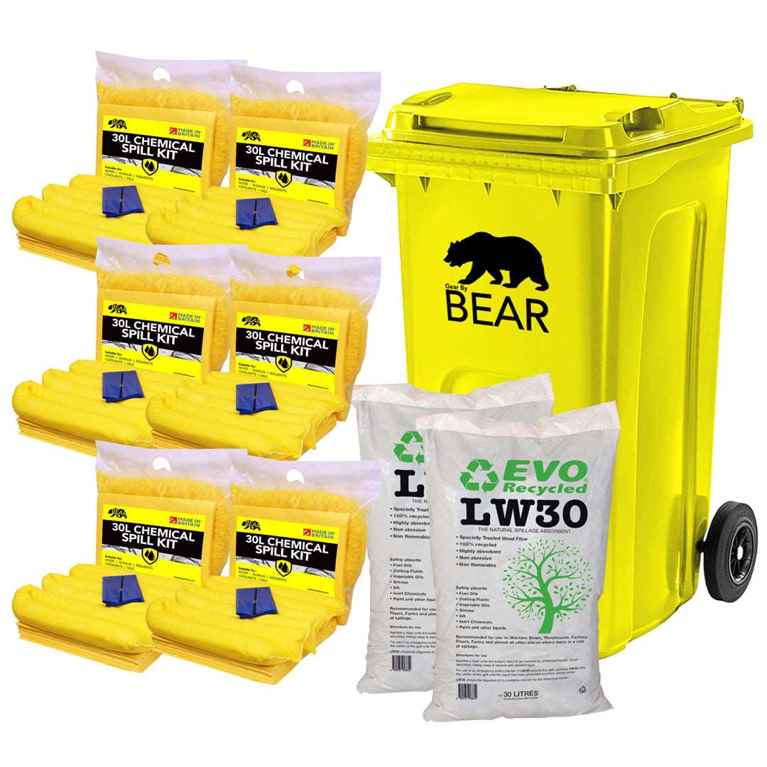 BearTOOLS 240L Spill Kits - GearbyBear Spill Control# product_vendor# GearbyBear - tool lanyards, tool tethering, workplace safety, spill kits