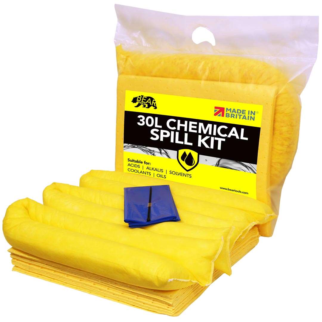 BearTOOLS 30L Spill Kits - GearbyBear Spill Control# product_vendor# GearbyBear - tool lanyards, tool tethering, workplace safety, spill kits