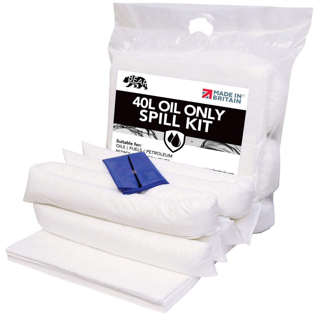 BearTOOLS 40L Spill Kit - GearbyBear Spill Control# product_vendor# GearbyBear - tool lanyards, tool tethering, workplace safety, spill kits