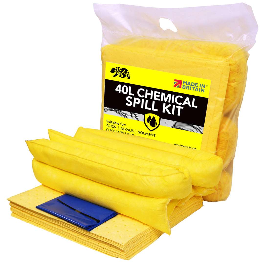 BearTOOLS 40L Spill Kit - GearbyBear Spill Control# product_vendor# GearbyBear - tool lanyards, tool tethering, workplace safety, spill kits