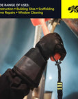 BearTOOLS ANSI-Approved Tool Lanyard with Spring Screw Lock Carabiner - GearbyBear Fall Protection
