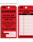 BearTOOLS Scaffold Tags - GearbyBear Safety Tagging Solutions