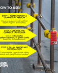BearTOOLS Scaffold Tags - GearbyBear Safety Tagging Solutions