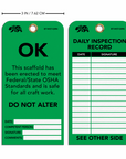 BearTOOLS Scaffold Tags - GearbyBear Safety Tagging Solutions