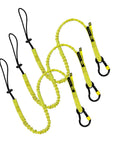 BearTOOLS Tool Lanyard With Aluminum Captive Eye Screw Lock Carabiner Yellow - GearbyBear Fall Protection