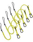 BearTOOLS Tool Lanyard With Aluminum Captive Eye Screw Lock Carabiner Yellow - GearbyBear Fall Protection