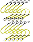 BearTOOLS Tool Lanyard With Aluminum Captive Eye Screw Lock Carabiner Yellow - GearbyBear Fall Protection