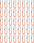 BearTOOLS Tool Lanyard with Aluminum Screw Lock Carabiner Orange - GearbyBear Fall Protection