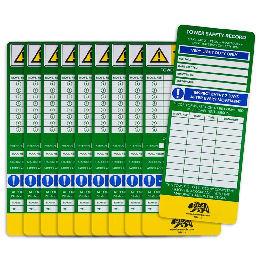 BearTOOLS Tower Inspection Record Kit - GearbyBear Safety Tagging Solutions