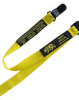 BearTOOLS Yellow Fabric Hard Hat Lanyard - Clip Attachment - GearbyBear Fall Protection