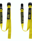 BearTOOLS Yellow Fabric Hard Hat Lanyard - Clip Attachment - GearbyBear Fall Protection