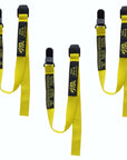 BearTOOLS Yellow Fabric Hard Hat Lanyard - Clip Attachment - GearbyBear Fall Protection
