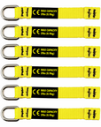 BearTOOLS Yellow Flat D-Ring Tool Tail Tethers - GearbyBear Fall Protection