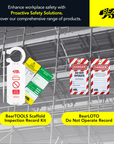 TWTIRK10 - BearTOOLS Temporary Works Inspection Tag Kit, 20 Inserts, Ties & Pen
