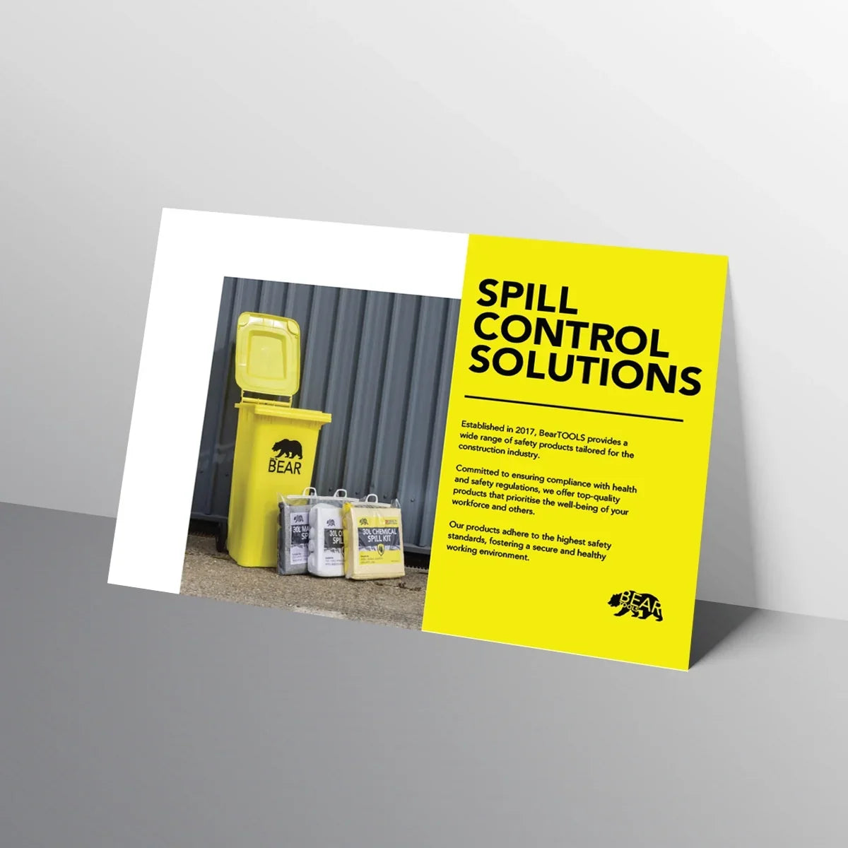 New BearTOOLS Spill Solutions Brochure Now Available