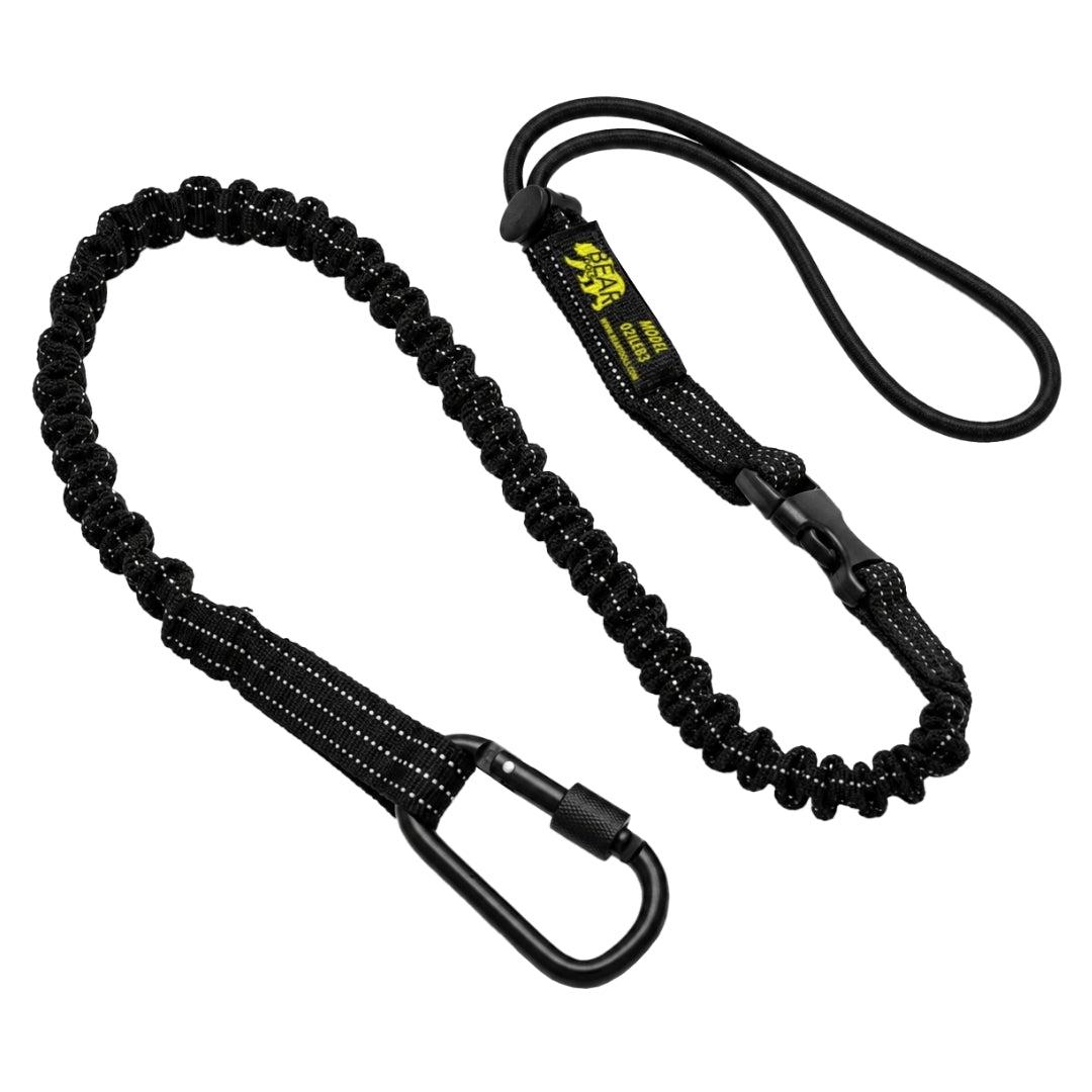 BearTOOLS Interchangeable Quick-Switch Tool Safety Lanyard - Black - 1 Pack