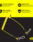 BearTOOLS Lightweight Coil Lanyard 2lbs 0.9kg - C513LYDC