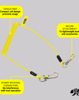 BearTOOLS Lightweight Coil Lanyard 2lbs 0.9kg - C512LYDC