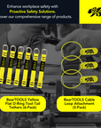 BearTOOLS Lightweight Coil Lanyard 2lbs 0.9kg - C513LYDC
