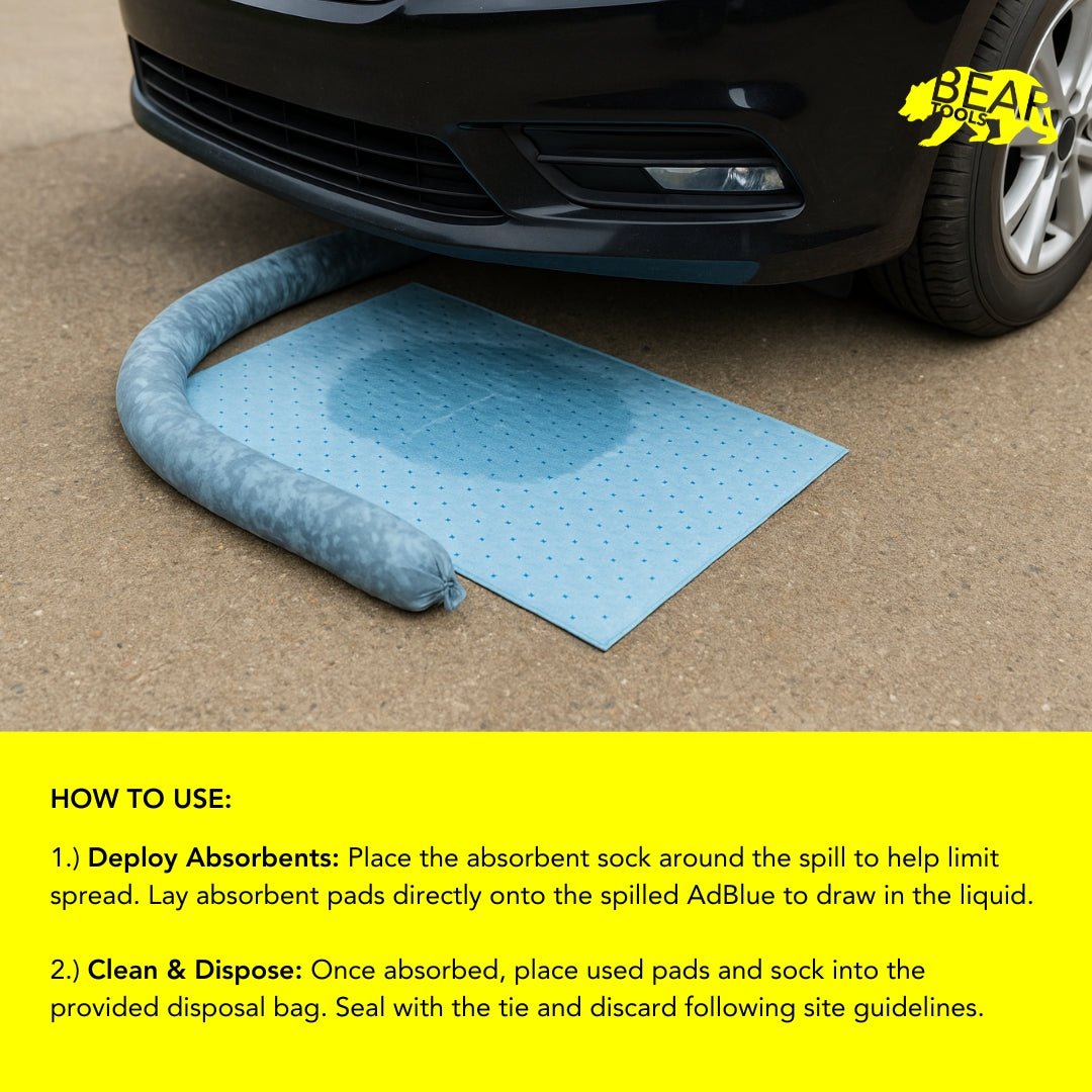 BearTOOLS AdBlue Spill Kits - BTABSK15L