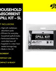 BearTOOLS Household Absorbent Spill Kit – 5L Capacity - BTHSK5L