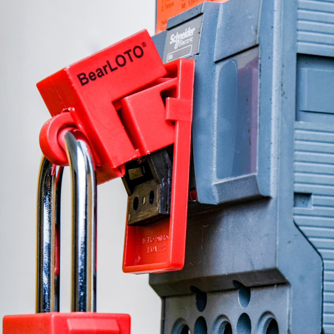 BearLOTO Lockout Device - LO-COCB-120-10 bear-bikes Lockout Tagout Solutions bear-bikes tool lanyards tool tethering workplace safety spill kits