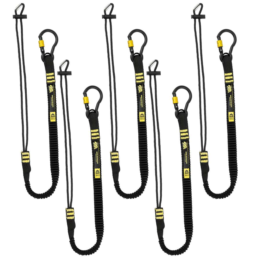 BearTOOLS ANSI-Approved Tool Lanyard with Spring Screw Lock Carabiner - GearbyBear Fall Protection