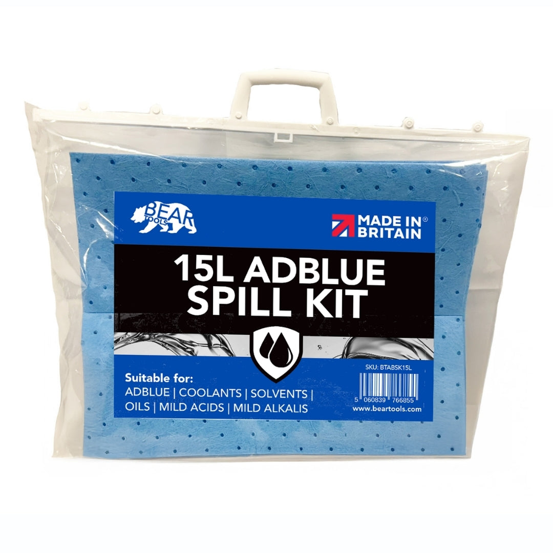 BearTOOLS AdBlue Spill Kits - BTABSK15L bear-bikes Spill Control bear-bikes tool lanyards tool tethering workplace safety spill kits