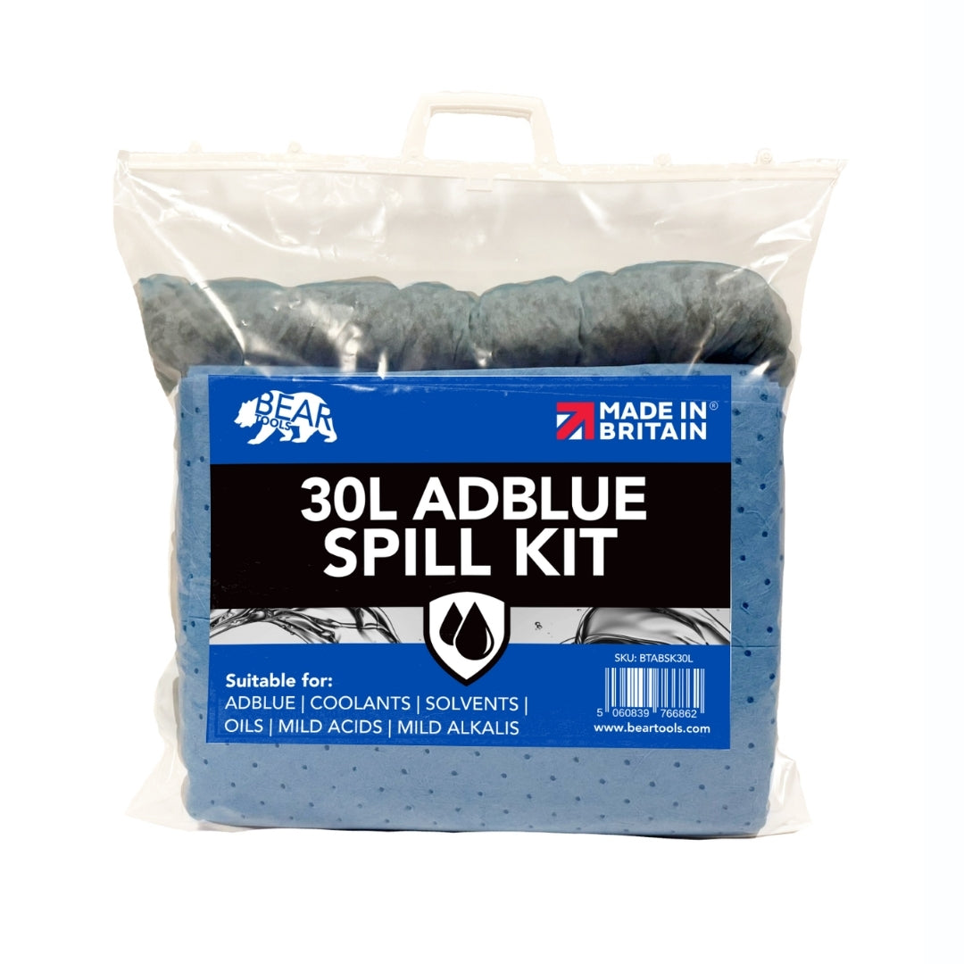 BearTOOLS AdBlue Spill Kits - BTABSK30L bear-bikes Spill Control bear-bikes tool lanyards tool tethering workplace safety spill kits