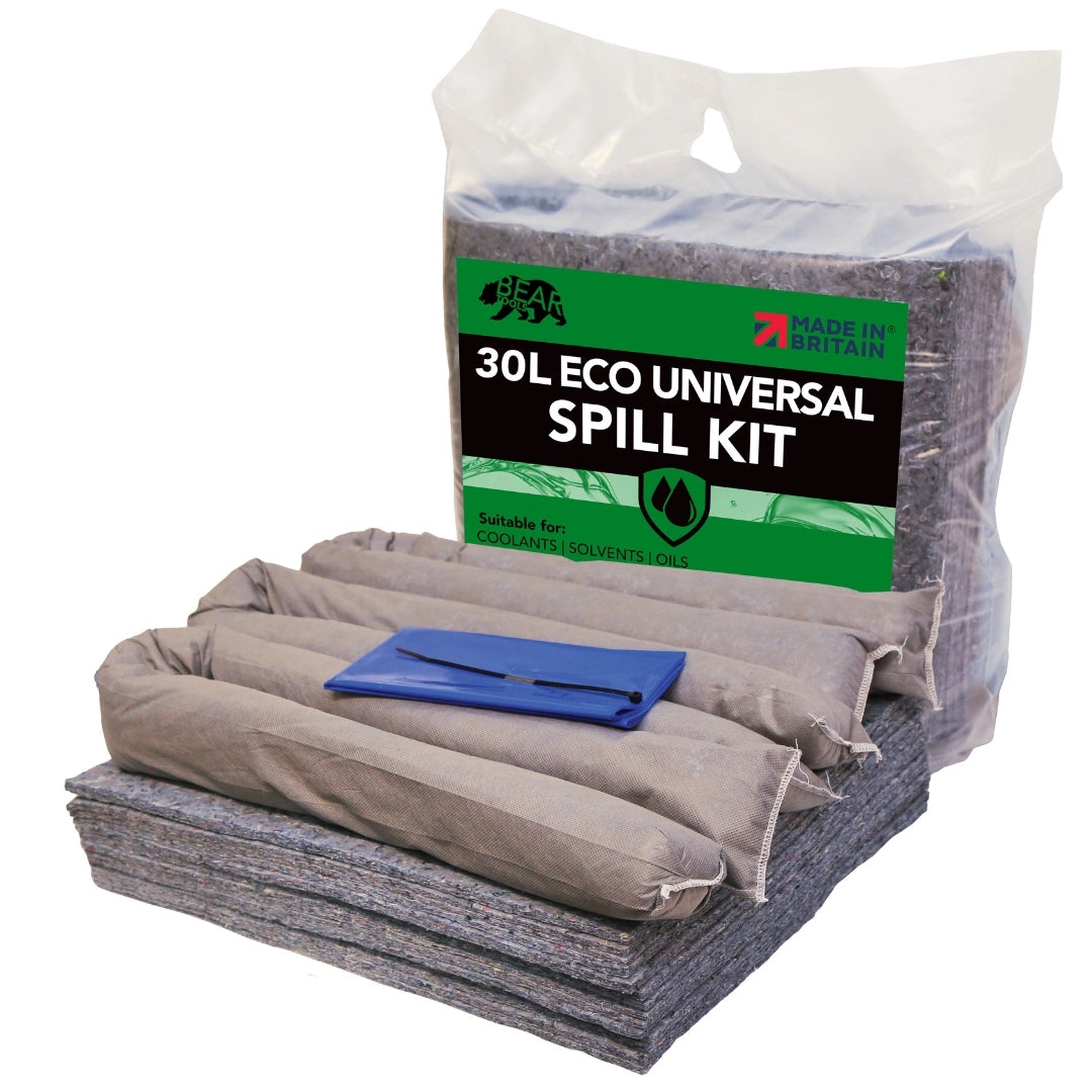 BearTOOLS ECO Universal Spill Kit - BTESK30L bear-bikes Spill Control bear-bikes tool lanyards tool tethering workplace safety spill kits