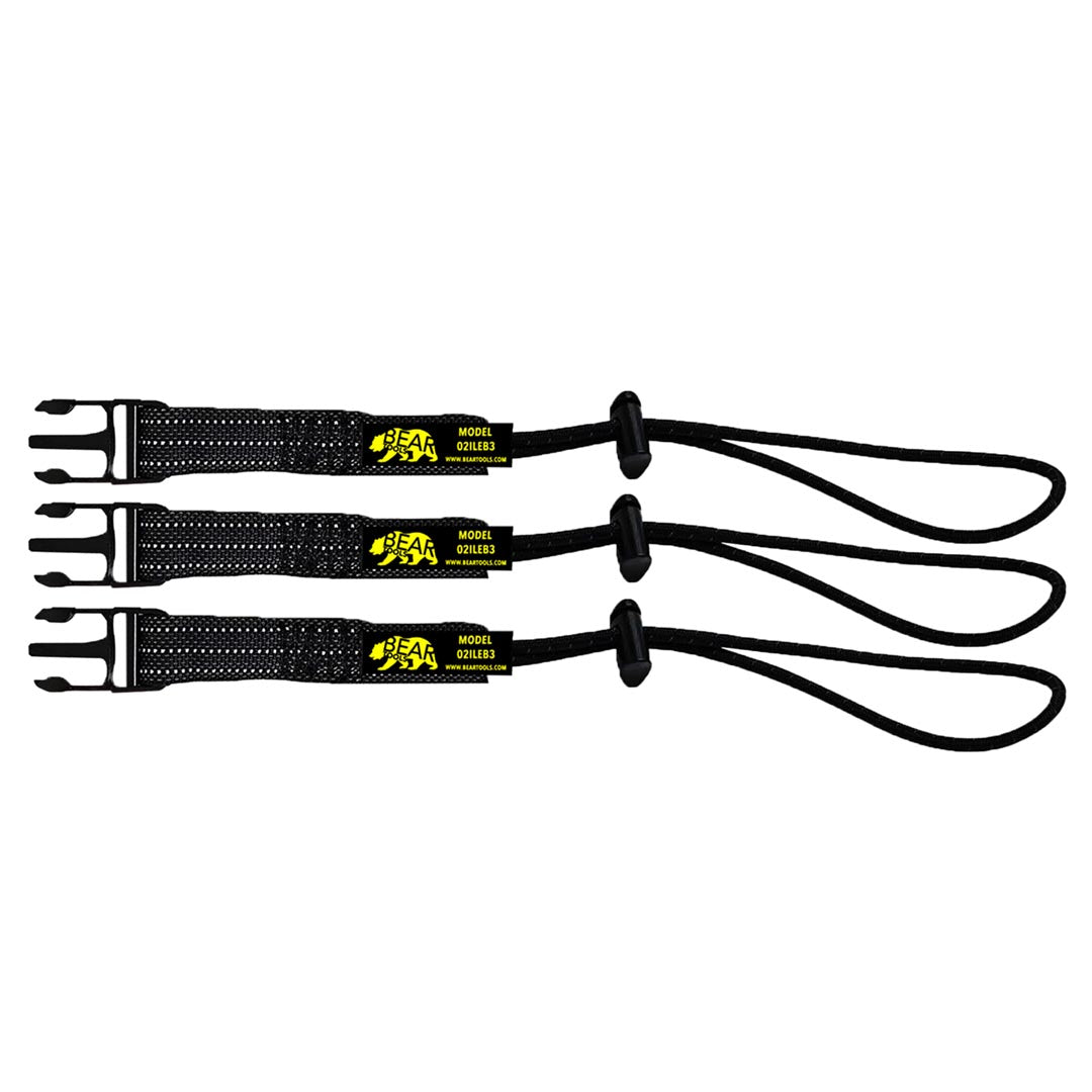 BearTOOLS Interchangeable Black Safety Lanyard Loop Ends - GearbyBear Fall Protection# product_vendor# GearbyBear - tool lanyards, tool tethering, workplace safety, spill kits