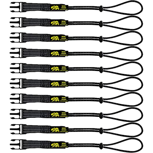 BearTOOLS Interchangeable Black Safety Lanyard Loop Ends - GearbyBear Fall Protection# product_vendor# GearbyBear - tool lanyards, tool tethering, workplace safety, spill kits