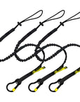 BearTOOLS Tool Lanyard With Aluminium Captive Eye Screw Lock Carabiner Black - GearbyBear Fall Protection