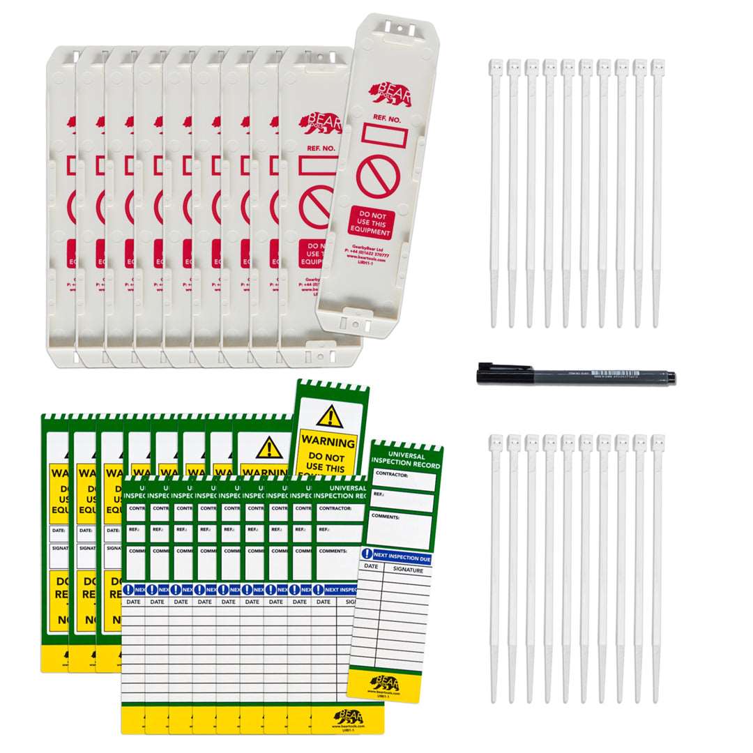 BearTOOLS Universal Inspection Record Kit - UIR1K10 – GearbyBear