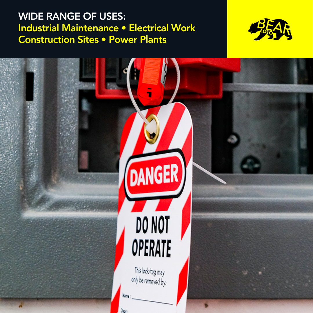 Complete Lockout Tagout (LOTO) Kit with Bag - LOTO-KIT-2 bear-bikes Lockout Tagout Solutions bear-bikes tool lanyards tool tethering workplace safety spill kits