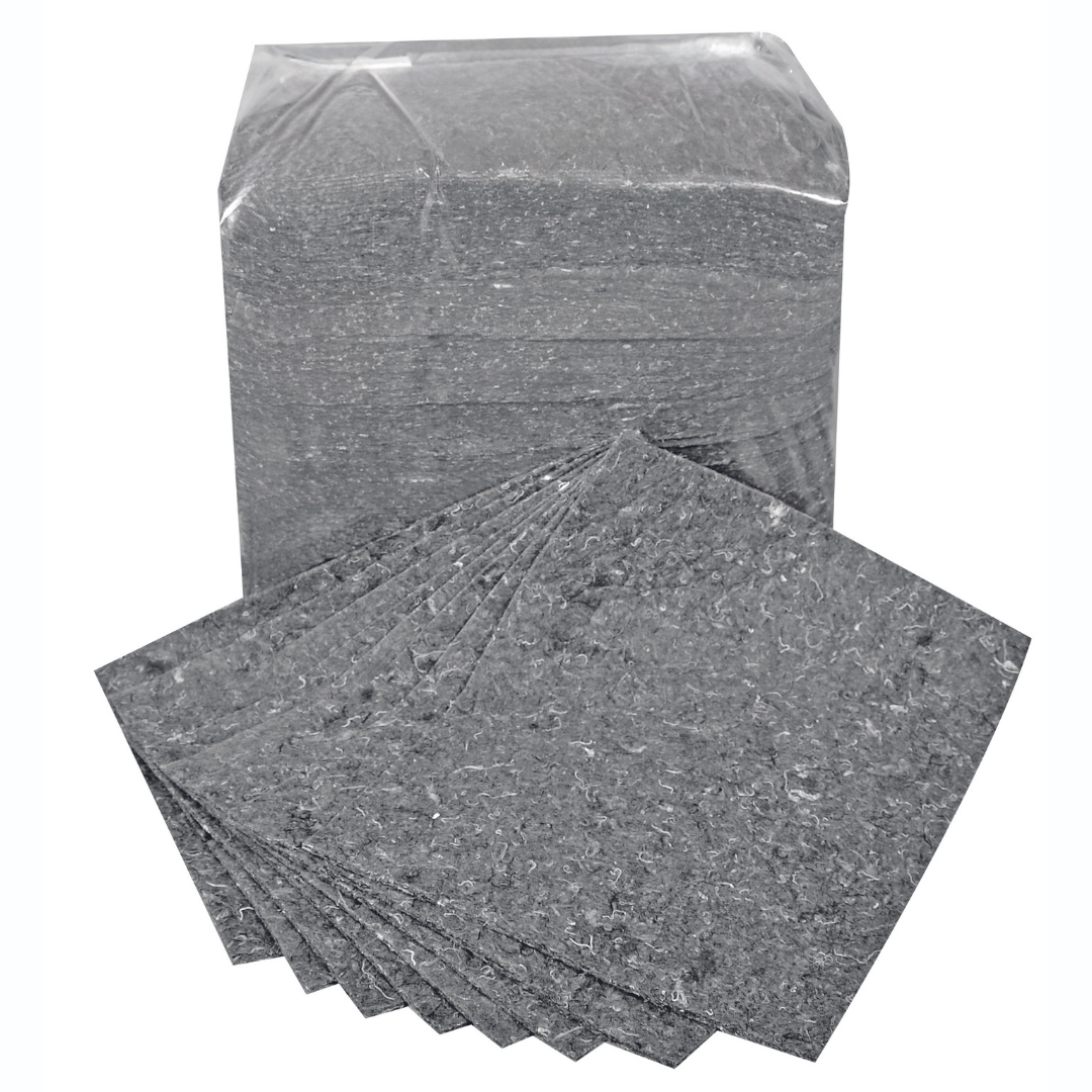 Eco Universal Spill Absorbent SheetsPads - BTEASH100 bear-bikes Spill Control bear-bikes tool lanyards tool tethering workplace safety spill kits
