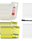 TWTIRK10 - BearTOOLS Temporary Works Inspection Tag Kit, 20 Inserts, Ties & Pen