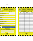TWTIRK10 - BearTOOLS Temporary Works Inspection Tag Kit, 20 Inserts, Ties & Pen