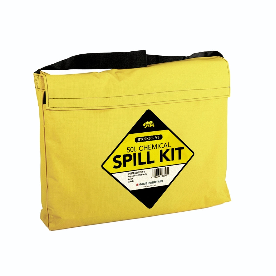 BearTOOLS Chemical Spill Kit - 50L Vinyl Holdall