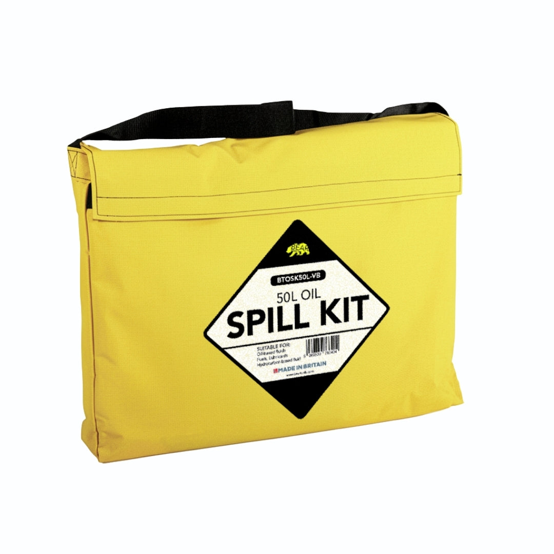 BearTOOLS Oil Spill Kit - 50L Vinyl Holdall